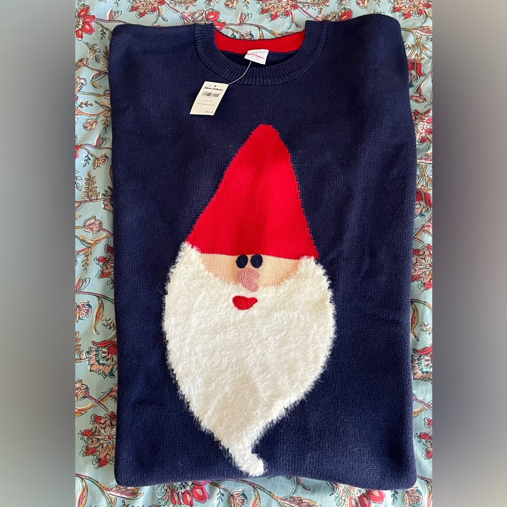 Hanna Andersson Navy Gnome Sweater